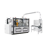 Станок для производства бумажных двухслойных стаканов для кофе с возможностью рельефного тиснения DEBAO-1250WT